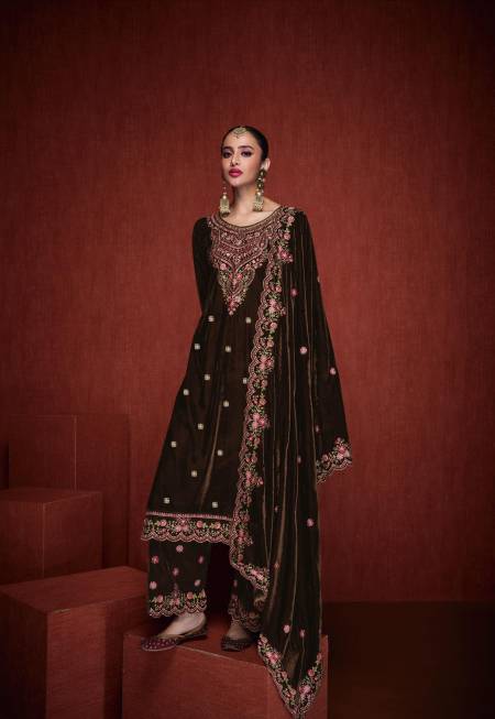 Mrunal By Mumtaz Art Heavy Velvet Wedding Salwar Suits